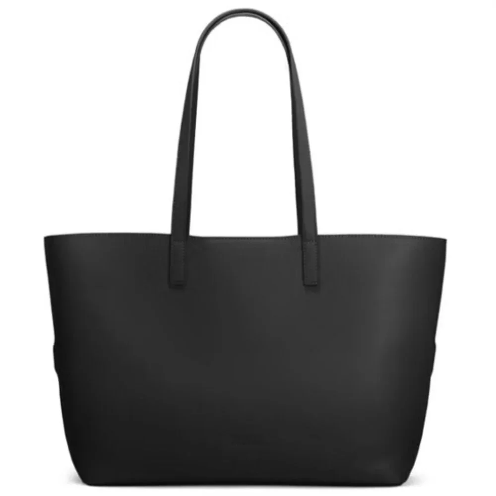 Black Leather Away Latitutde Tote Bag - Excellent Condition - Picture 4 of 4